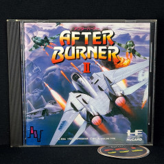 After Burner II Nec PC Engine Hucard Japan Ver. PCE InterChannel Shmup Dog Fight 1990