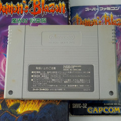 Demon's Blazon (+GuideBook) Super Famicom (Nintendo SFC) Japan Makaimura Crest Action Capcom  SHVC-3Z