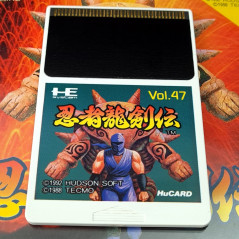 Ninja Ryukenden Nec PC Engine Hucard Japan Ver. PCE Ninja Gaiden Shadow Warriors Tecmo Hudson Soft Vol.47