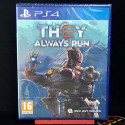 They Always Run PS4 EU Game in EN-DE-ES-FR-IT-CH NEW Red Art Games Platform-Side Scroller Sci-Fi