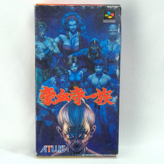 Goketsuji Ichizoku Power instinct (+RegCard) SFC Super Famicom Japan Nintendo Fighting Atlus 1994