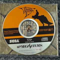Panzer Dragoon II (Zwei) (TBE+Reg.&Spin.Card) Sega Saturn Japan Ver. 3D Dragon 2 Shooting