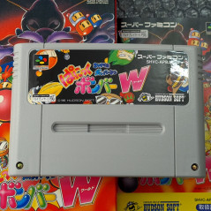 Super Bomberman Panic Bomber W (+Reg.Card)(TBE) Super Famicom (Nintendo SFC) Japan Ver. Man World Hudson Soft 1995 SHVC-P-APBJ