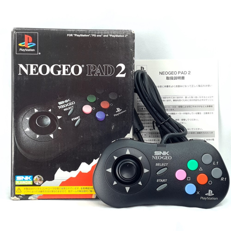 Controller SNK NeoGeo Pad 2 Playstation PS1 & PS2 Japan Ver. Neo Geo Manette (6 buttons front Joypad)