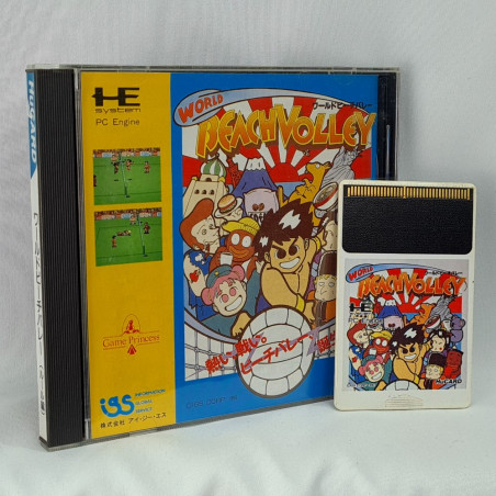 World Beach Volley Nec PC Engine Hucard Japan Ver. PCE Sport IGS Corp. 1990