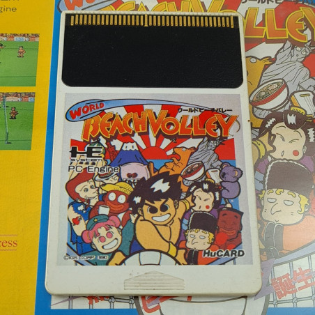 World Beach Volley Nec PC Engine Hucard Japan Ver. PCE Sport IGS Corp. 1990