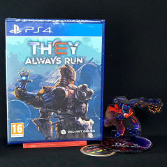 They Always Run +Bonus PS4 EU Game in EN-DE-ES-FR-IT-CH NEW Red Art Games Platform-Side Scroller Sci-Fi