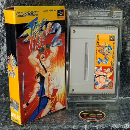 Final Fight 2 (Without manual) Super Famicom (Nintendo SFC) Japan Ver. Beat Them Up  Capcom 1993  SHVC-F2