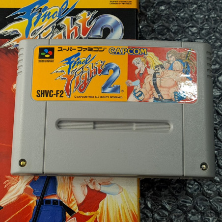 Final Fight 2 Super Famicom (Nintendo SFC) Japan Ver. Beat Them Up  Capcom 1993  SHVC-F2