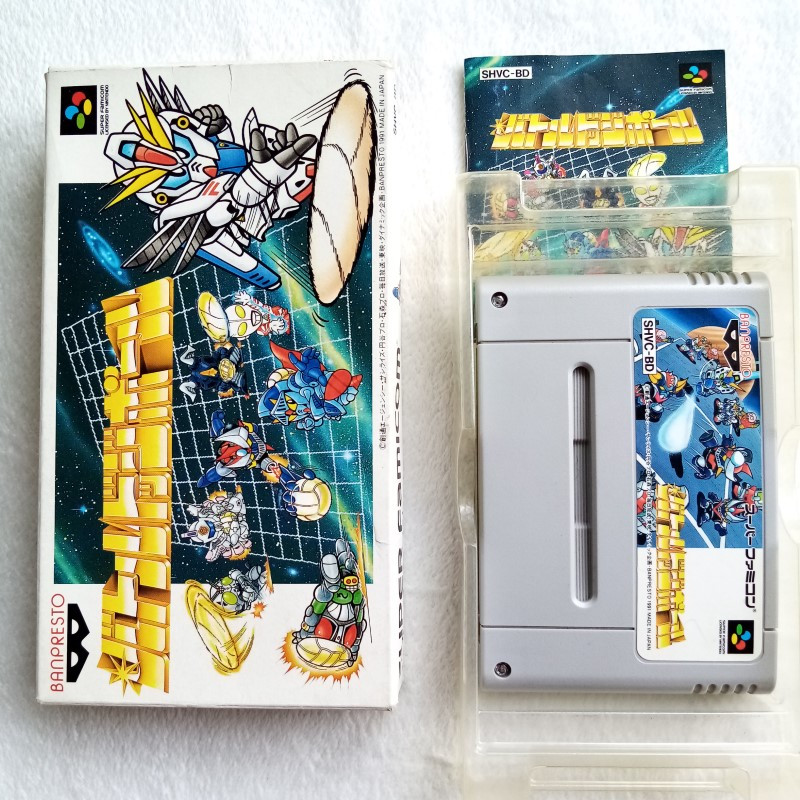 Battle Dodgeball Super Famicom Japan Ver. Japanese Super Heroes Sport 1991 (Nintendo SFC)
