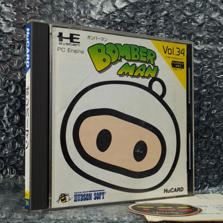 Bomberman (With Reg. Card) Nec PC Engine Hucard Japan Game PCE Hudson Soft 1990 Vol.34 Bomber Man