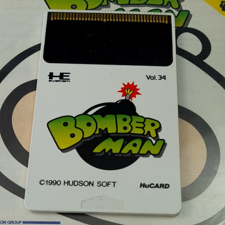 Bomberman Nec PC Engine Hucard Japan Ver. PCE Hudson Soft 1990 Vol.34 Bomber Man