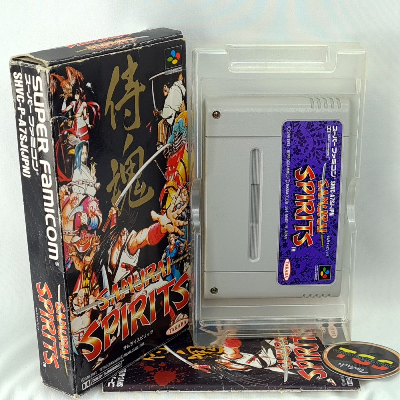 Samurai Spirits Super Famicom Japan Nintendo SFC Game Shodown Fighting Takara SNK 1994