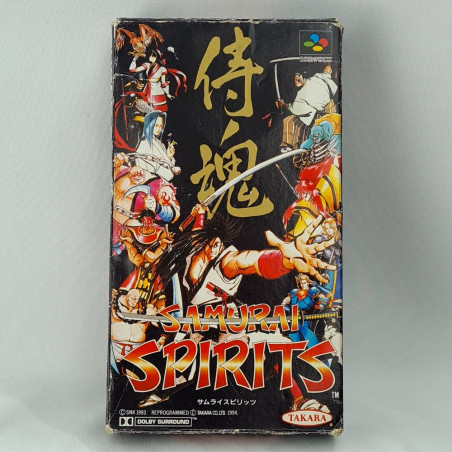 侍魂 サムライスピリッツ Super Famicom Japan Ver. Fighting Takara SNK 1994 (Nintendo SFC) Shodown