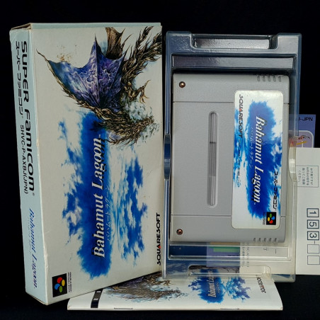 Bahamut Lagoon +Reg.Card Super Famicom Japan Nintendo SFC Game Squaresoft Tactical RPG SHVC-P-AXBJ