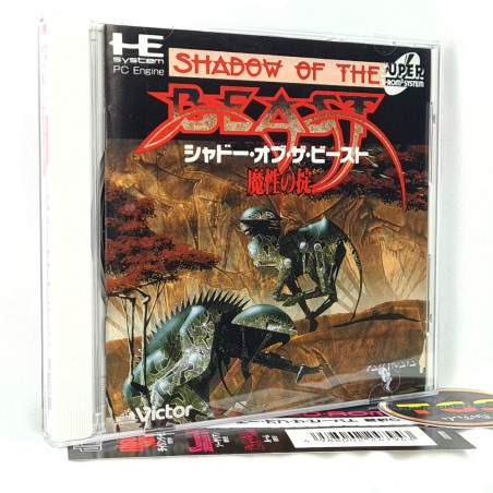 Shadow of the Beast (With Spin. Card) (TBE) Nec PC Engine Super CD-Rom² Japan Victor Action 1992
