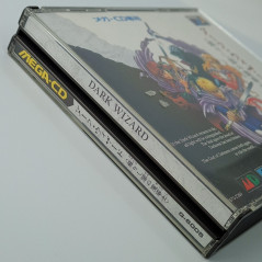 Dark Wizard: Yomigaeri Shiyami no Madoushi + Reg.&Spin.Card Sega MegaCD Japan (Megadrive Mega CD) Strategy 1993