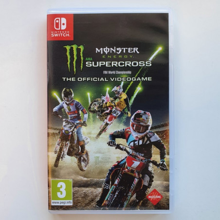 Monster Energy Supercross - The Official Videogame Nintendo Switch FR ver. USED Milestone Course