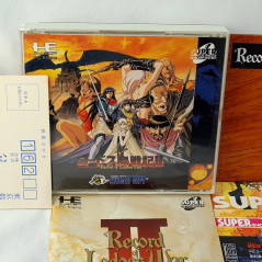 Record of Lodoss War II +Spin.&Reg.Card + Map Nec PC Engine Super CD-Rom² Japan Ver. PCE Hudson Soft Rpg 1994