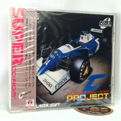 F-1 Team Simulation: Project F Nec PC Engine Super CD-Rom² Japan Ver. PCE Neuf/New Factory Sealed Laser soft course 1992