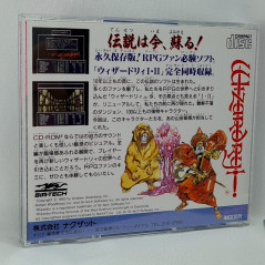 Wizardry I & II +Spin.Card Nec PC Engine Super CD-Rom² Japan Naxat Soft Rpg 1993
