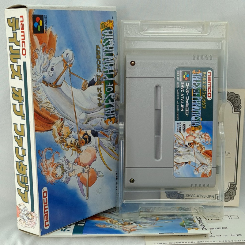 Tales Of Phantasia + Reg. Card Super Famicom (Nintendo SFC) Japan Ver. RPG Namco 1994 SHVC-P-ATVJ