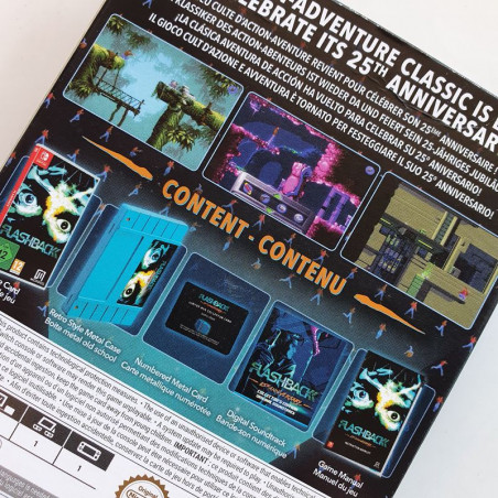 Flashback 25th Anniversary Collector’s Edition Nintendo Switch FR-DE-ES-IT ver. USED Microids Aventure platform