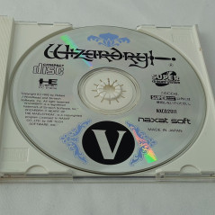Wizardry V: Heart of the Maelstrom +Spin.Card Nec PC Engine Super CD-Rom² Japan Naxat Soft Rpg 1992