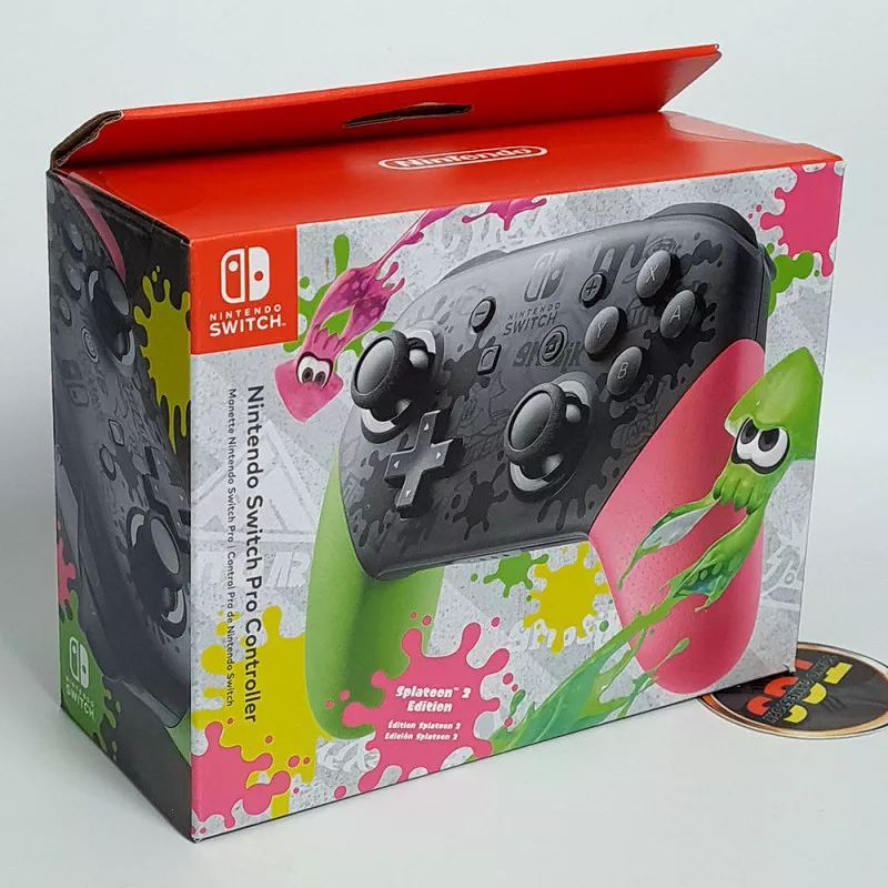 Brand Pro Controller-Manette Official NINTENDO SPLATOON Switch New USA 2