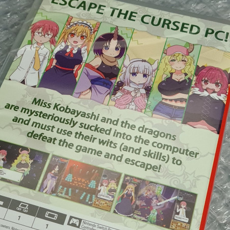 Miss Kobayashi’s Dragon Maid: BurstForth!! Chorogon Breath Switch US NEW Shooting Shmup