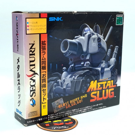 メタルスラッグ[拡張RAMカートリッジ付] Sega Saturn Japan Ver. SNK Action Shooting 1996