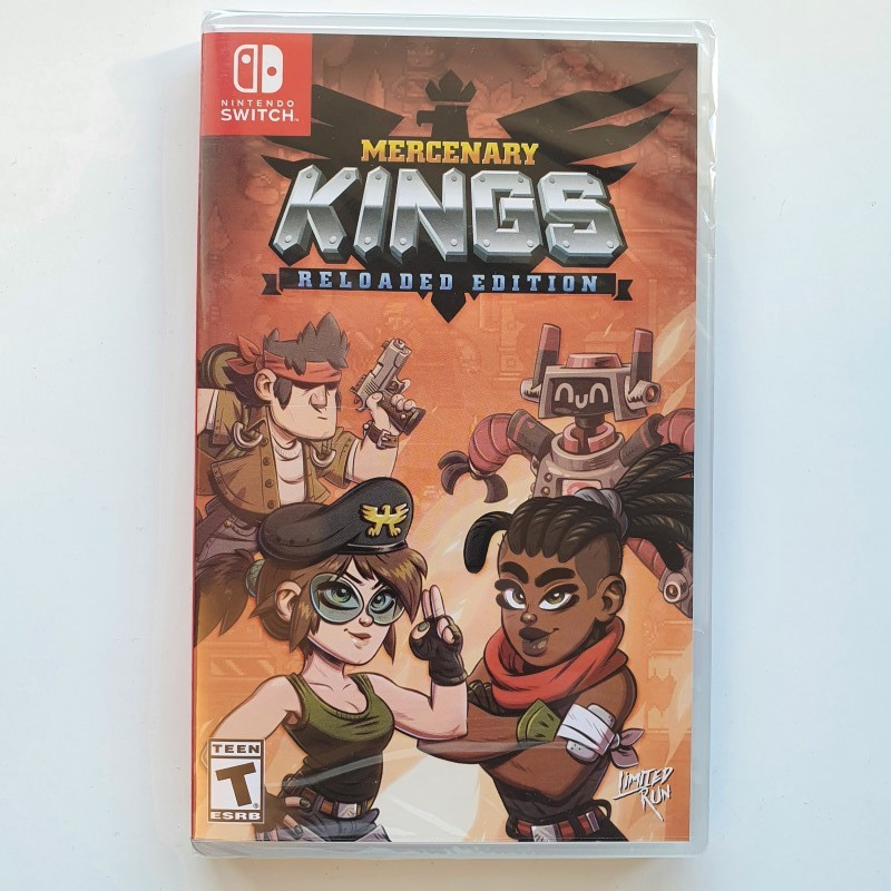 Mercenary Kings Reloaded Edition orange cover Nintendo Switch USA ver. New Limited Run Games Action