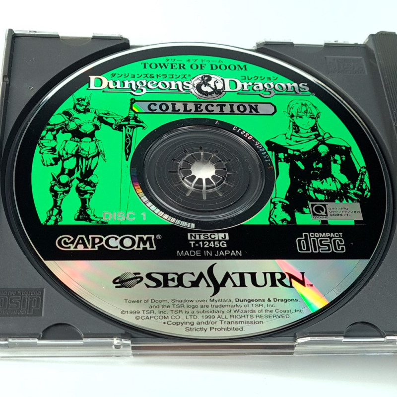 Dungeons & Dragons Collection (w/4MB RAM Cart) Sega Saturn Japan Capcom ...