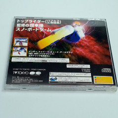 Zap! Snowboarding Trix + Spin.Card&Sticker TBE Sega Saturn Japan Pony Canyon Sport 1997 Snow