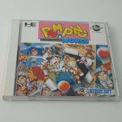 Pomping World +Reg.&Spin&French Manual Nec PC Engine CD-Rom² Japan Game PCE Pang Hudson Soft Arcade