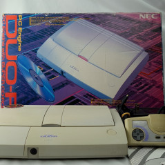 Console NEC PC-Engine Duo-R PI-TG10 (Box, Manual and System matching) Japan Serial 33008611A 1993