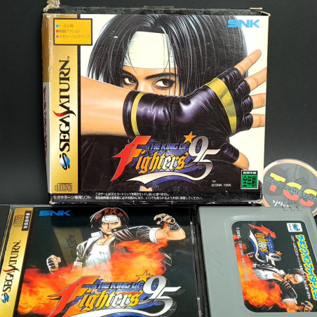 The King Of Fighters 95 Ram Card Set Ed. Sega Saturn Japan Game Kof95 SNK Fighting