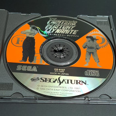 Fighter's History Dynamite Wth Ram Card Set +Reg.Cards Edition Sega Saturn Japan Game Fighting Data East 1997