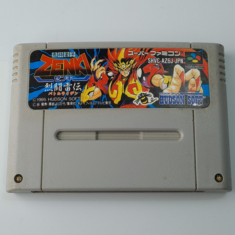 Kishin Douji Zenki: Rettou Raiden (Cartridge Only) Super Famicom Japan Game Nintendo SFC Hudson Action 1995
