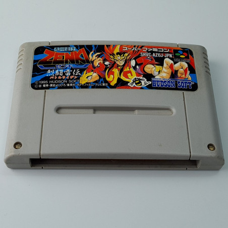鬼神童子ＺＥＮＫＩ烈闘雷伝 (Cartridge Only) Super Famicom Japan Game Nintendo SFC Hudson Action 1995