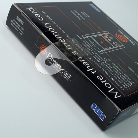 Visual Memory Card VMS/VMU (clear black) Sega Dreamcast (DC) BRAND NEW MK-50125