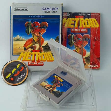 Metroid II: Return of Samus Nintendo Game Boy Japan Action 1992 DMG-MEA