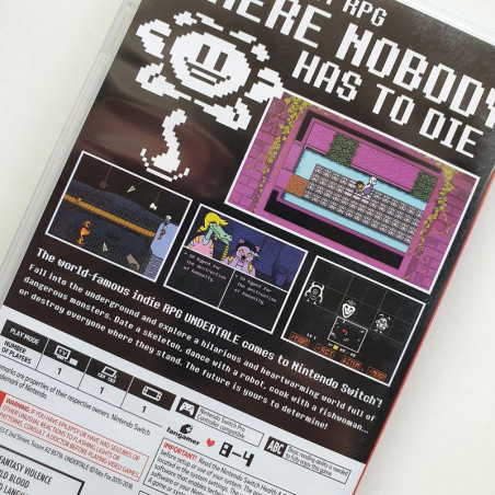 Undertale With Booklet Nintendo Switch USA ver. USED Fangamer RPG