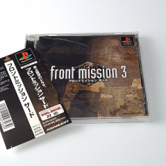 Front Mission 3 (With Spin. Card) PS1 Japan Ver. Playstation 1 PS One SquareSoft Tactical Rpg 1999