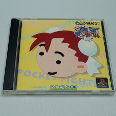Pocket fighter (+ Reg.&Spin.Card) PS1 Japan Ver. Playstation 1 PS One Capcom Fighting 1998