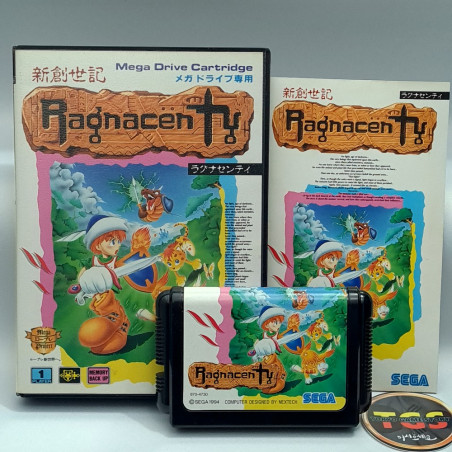 Shin Souseiki Ragnacenty Megadrive (MD) Soleil NTSC-JAPAN Game Mega Drive Sega Action Rpg 1994