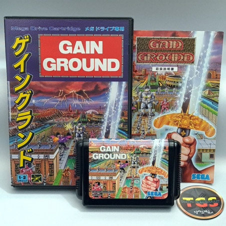 Gain Ground Sega Megadrive Japan Ver. Shooting Action Strategy Game Mega Drive 1990