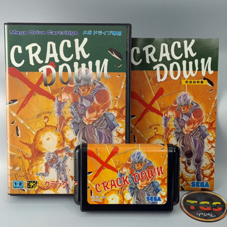 Crack Down Sega Megadrive Japan Ver. Action Sega Mega Drive 1990