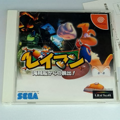Rayman: Kaizokufune Kara no Dasshutsu! + Reg. Sega Dreamcast Ubisoft Platform Adventure 2000 Great Escape