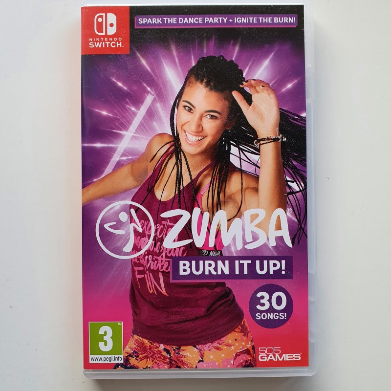 Zumba Burn it up ! Nintendo Switch UK vers. USED 505 Games Sport Dance